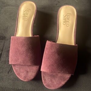 Franco Sarto low heel slides‎ 36/6